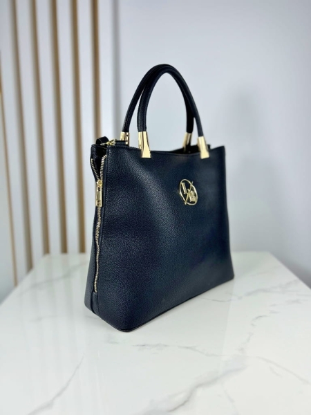 Laura Biaggi elegancki duży kuferek czarny