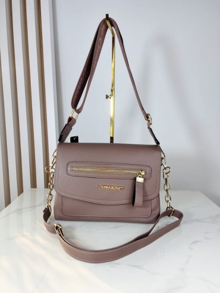 Massimo Contti torebka listonoszka taupe zip