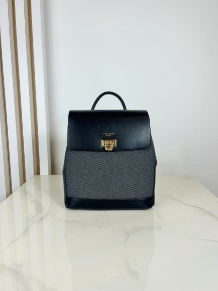 David Jones stylowy plecak  czarny