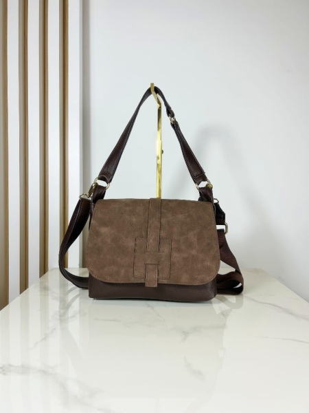 Massimo Contti torebka listonoszka brązowa