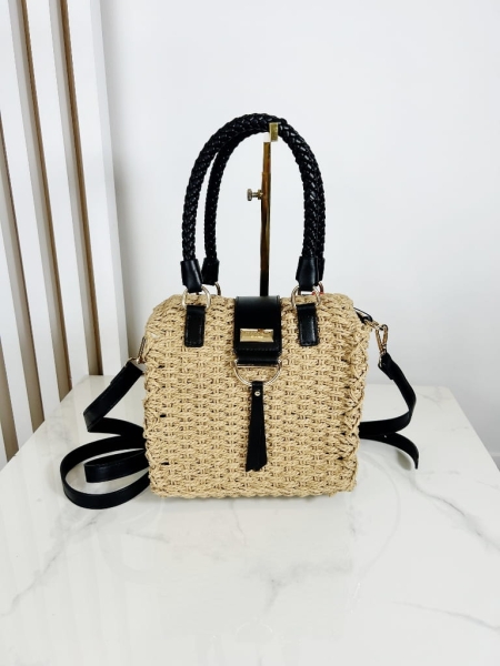 Monnari torebka koszyk słomkowy na lato