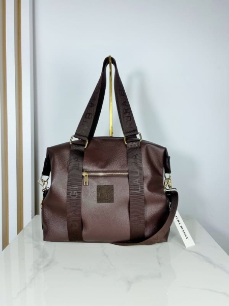 Laura Biaggi Torebka Shopperka Brązowa 