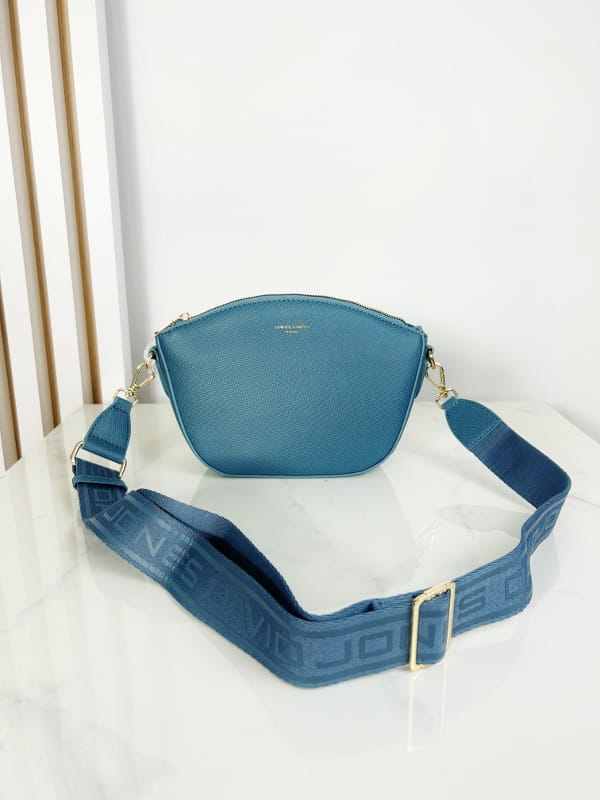 David Jones Paris torebka kuferek niebieska