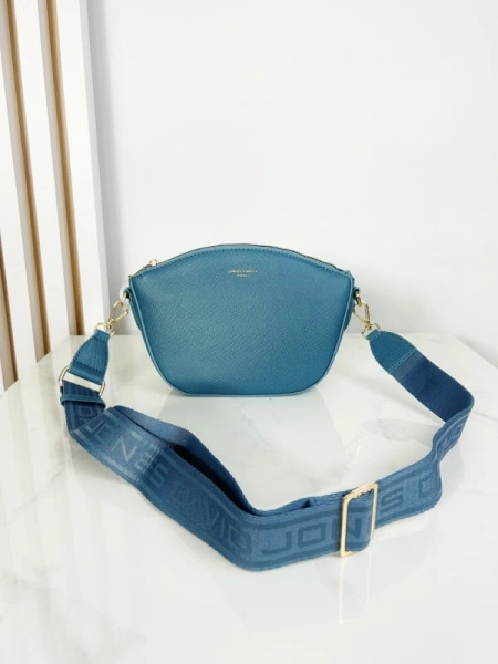 David Jones Paris torebka kuferek niebieska