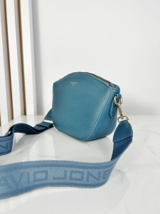 David Jones Paris torebka kuferek niebieska