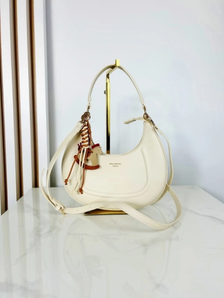 Gallantry torebka listonoszka jasno beżowa z konikiem