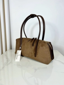 Laura Biaggi torebka na ramię brązowa baguette bag