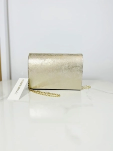 wizytowa złota torebka laura biaggi