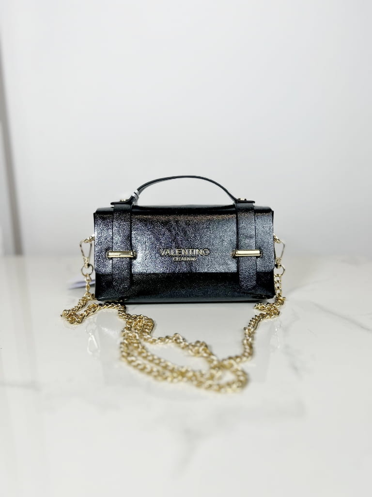 Mini torebka na łańcuszku czarna