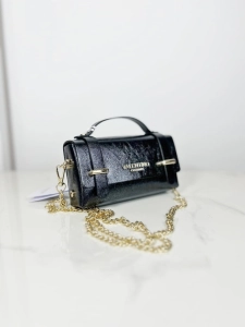 Mini torebka na łańcuszku czarna