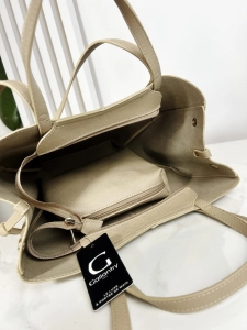 Gallantry torba shopper na ramię beżowa