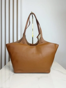 Valentino Creations torba shopper na ramię brązowa