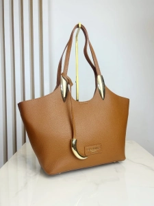 Valentino Creations torba shopper na ramię brązowa