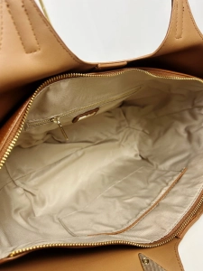 Valentino Creations torba shopper na ramię brązowa