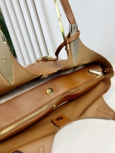 Valentino Creations torba shopper na ramię brązowa