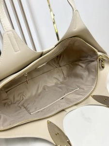 Valentino Creations torba shopper na ramię jasno beżowa