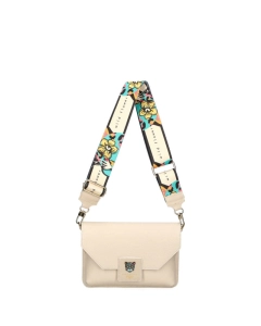 Ego torebka nerka z klapką jasno beżowa