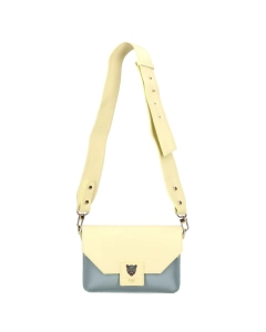 Ego torebka nerka z klapką niebieska