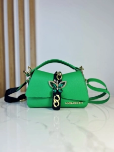 Massimo Contti torebka listonoszka z motylem zielona