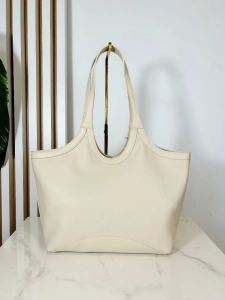 Laura Biaggi torba shopper na ramię jasno beżowa