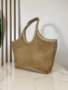 Laura Biaggi torba shopper na ramię beżowa