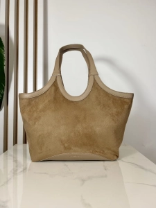 Laura Biaggi torba shopper na ramię beżowa