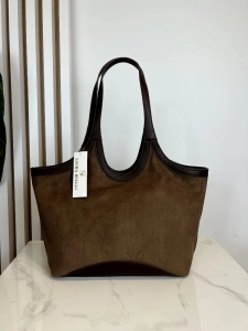 Laura Biaggi torba shopper na ramię brązowa