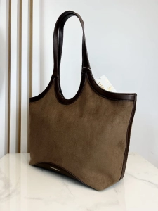 Laura Biaggi torba shopper na ramię brązowa