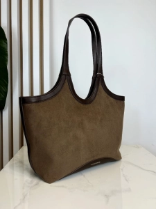 Laura Biaggi torba shopper na ramię brązowa