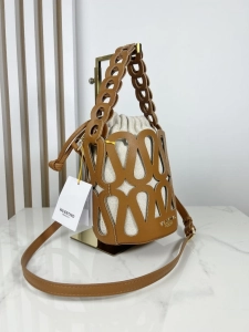 Valentino Creations torebka koszyk brązowa