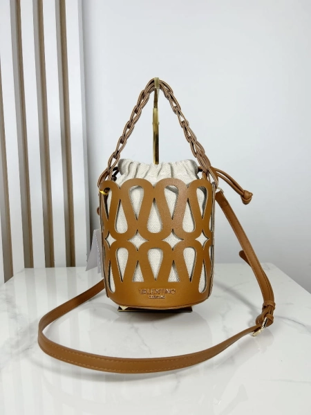 Valentino Creations torebka koszyk brązowa 