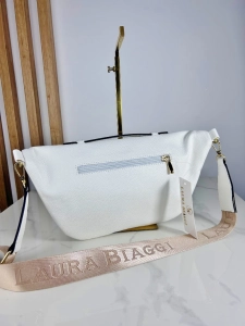 Laura Biaggi torebka nerka saszetka  biała