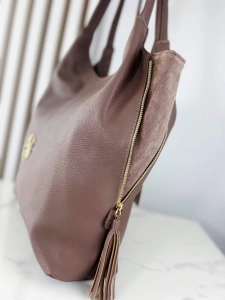 brązowa shopper laura biaggi