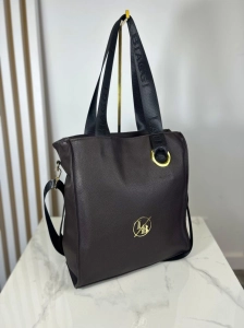 Laura Biaggi DużaTorebka Shopper Brązowa