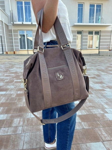 Laura Biaggi Torebka Shopper Fango