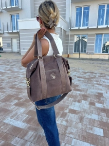Laura Biaggi Torebka Shopper Fango