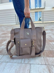 Laura Biaggi Torebka Shopper Fango z Kieszonkami  