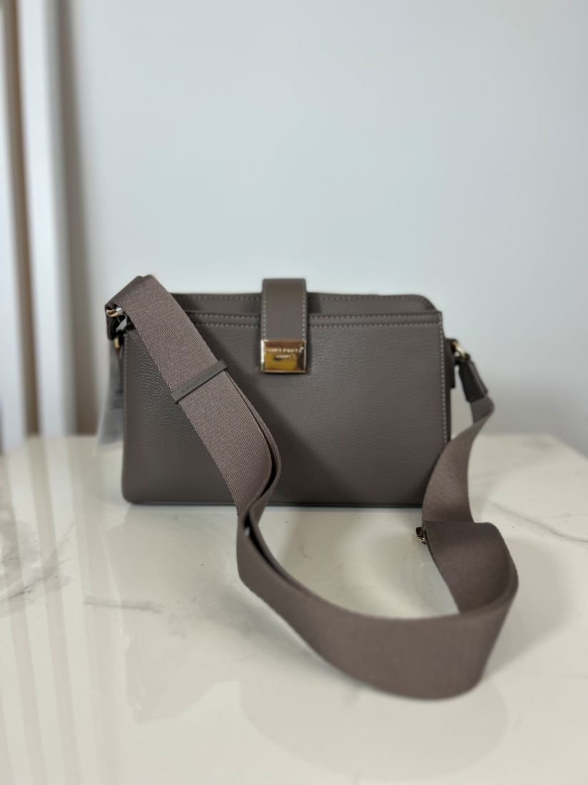 David Jones torebka listonoszka taupe