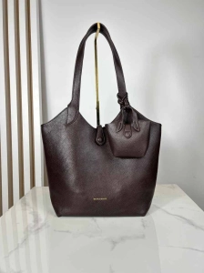 Regina Schrecker torebka shopper z portfelikiem brązowa czekoladowa