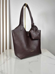 Regina Schrecker torebka shopper z portfelikiem brązowa czekoladowa