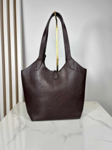 Regina Schrecker torebka shopper z portfelikiem brązowa czekoladowa