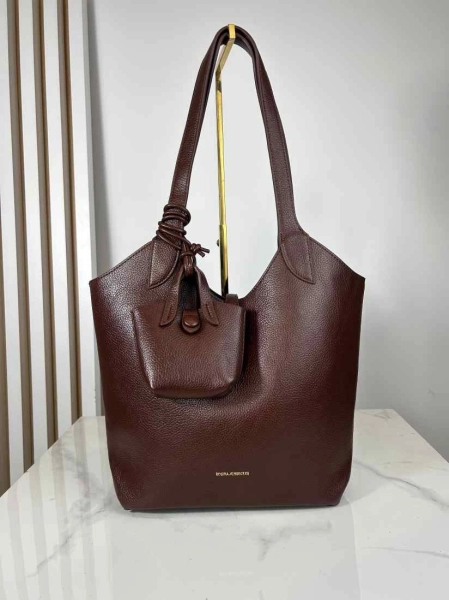 Regina Schrecker torebka shopper z portfelikiem brązowa 