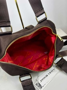 Laura Biaggi Torebka Shopper brązowa czekoladowa ekozamsz