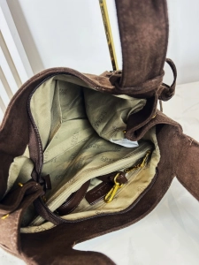 torebka shopper czekoladowy brąz ekozamsz