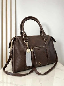 Lulu Castagnette torba shopper brązowa
